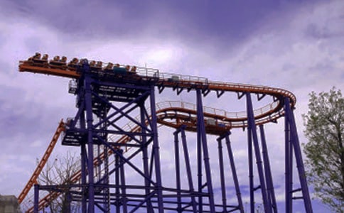 驚險刺激的過山車作文