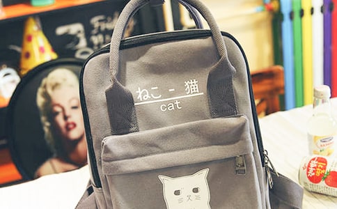 深藍色背包作文