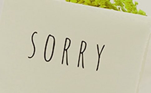 寫給朋友的道歉