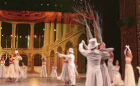 淺藍色舞蹈求職信封面