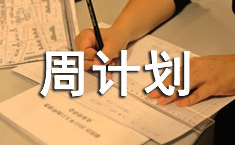 實(shí)用的周計(jì)劃作文【推薦】