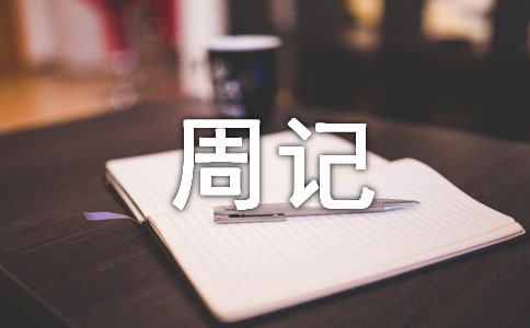 初中300字周記